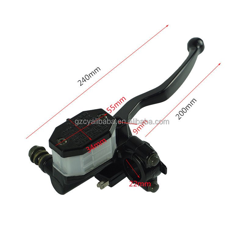 Motorcycle Accessories GN125 Hydraulic Pump Brake Master Cylinder Disc Brake Upper Pump Assembly